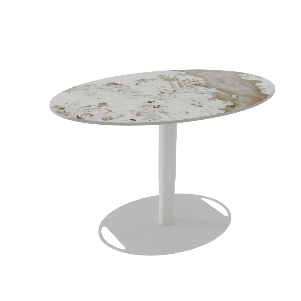 table basse relevable salto ceramique marbre calacatta