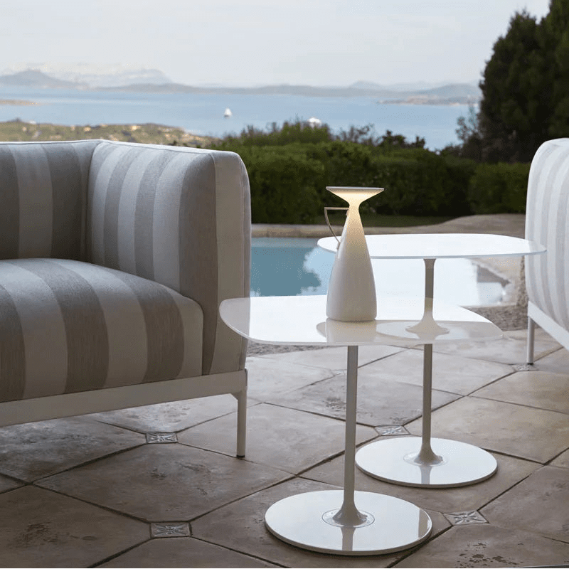 trio tables basses thierry outdoor kartell piero lissoni