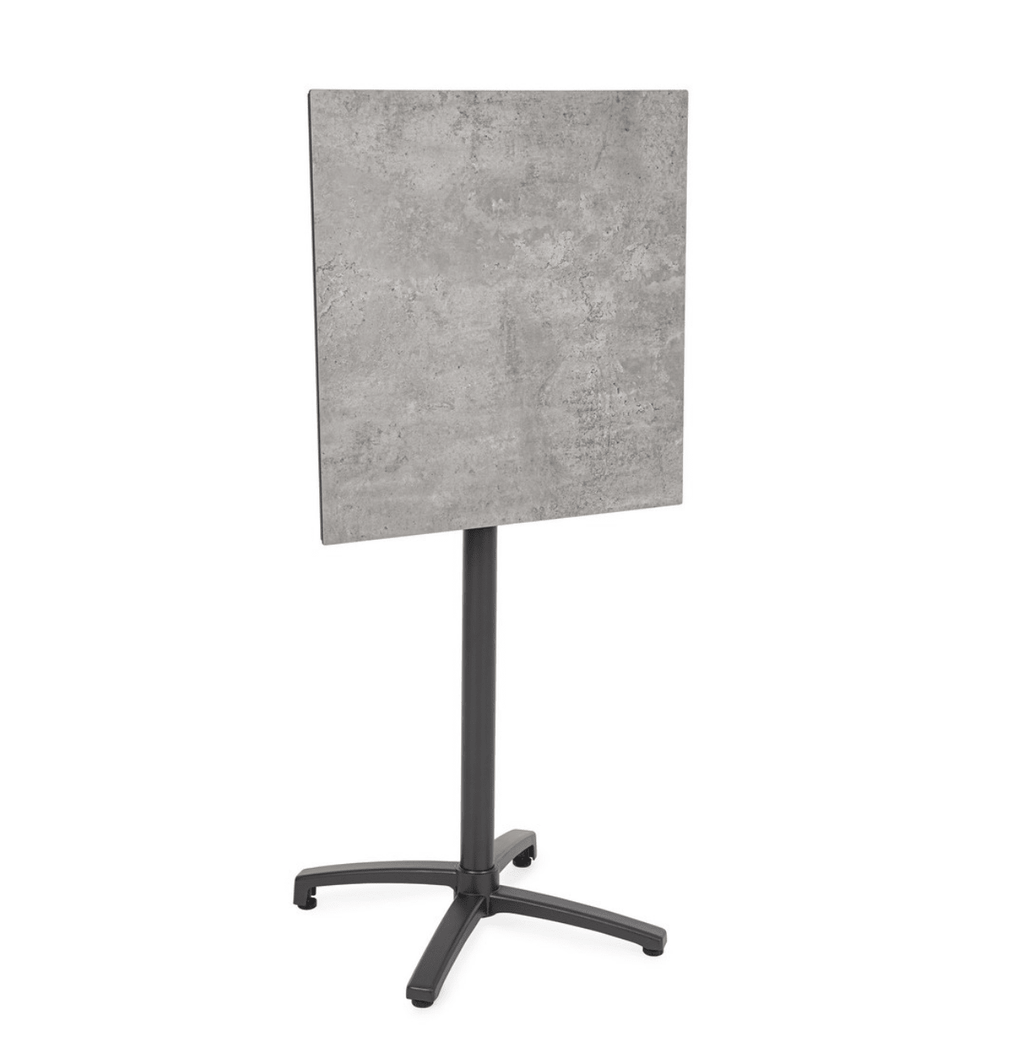 Table haute de terrasse ROMA 70 cm HPL – anthracite - I.D DECO MARSEILLE