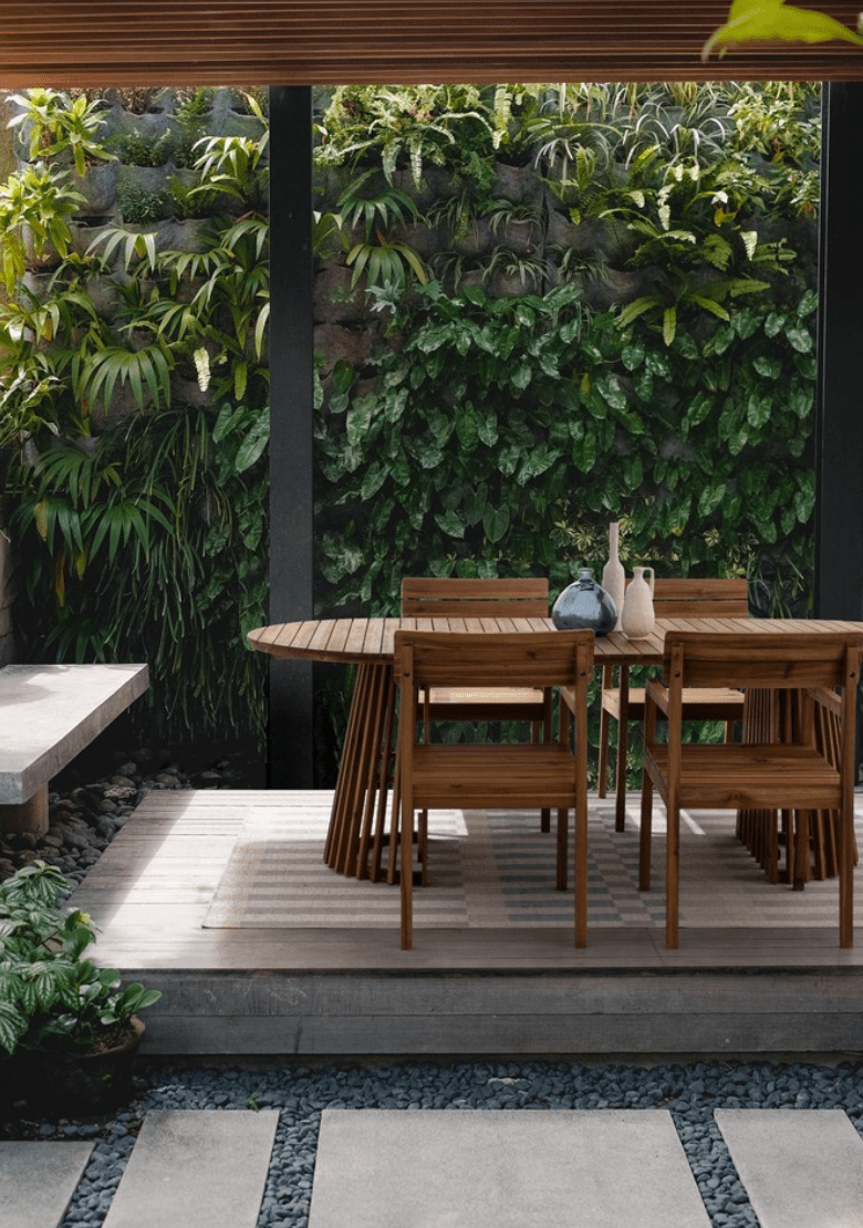 Table de jardin SIENA Acacia 220 cm - I.D DECO MARSEILLE