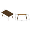 Table Memo bois 140x90cm - I.D DECO MARSEILLE