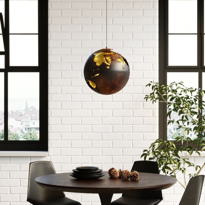 Table Invitation Noyer / noir 120cm - I.D DECO MARSEILLE