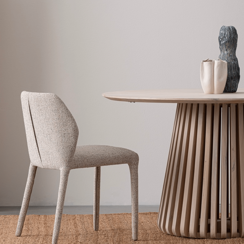 Table ronde Nelya naturel Ø130 cm - I.D DECO MARSEILLE