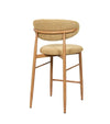 Tabouret Gigi - Moutarde - Pied naturel (lot de 2) - I.D DECO MARSEILLE