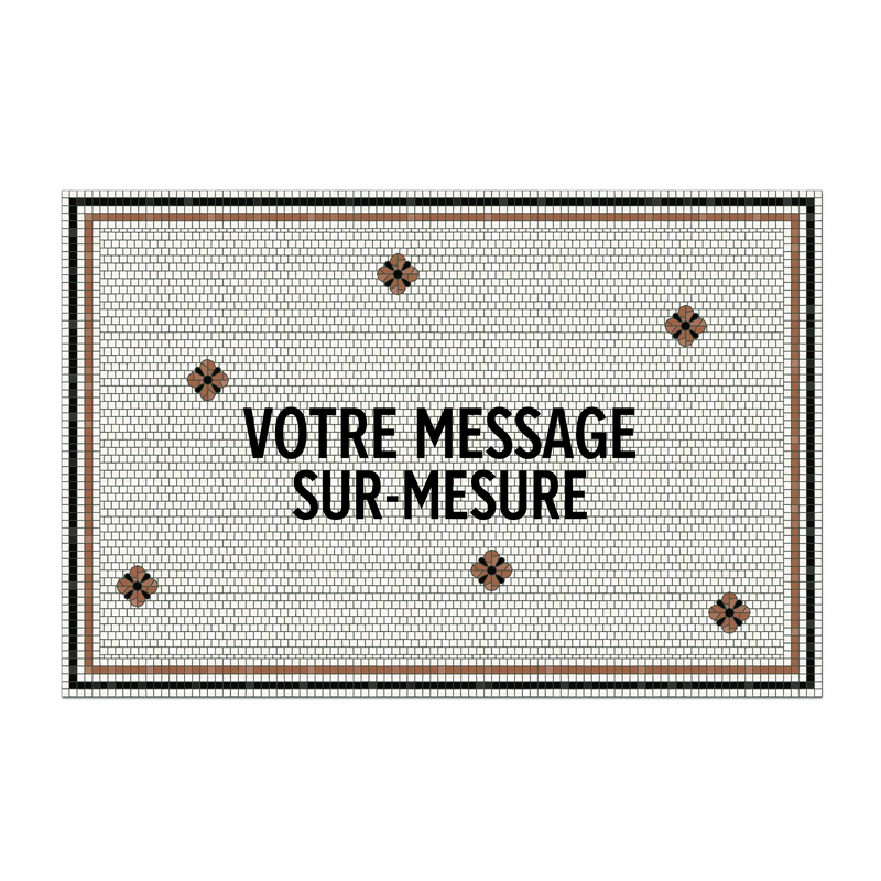 Tapis de sol Personnalisé Haussmann - Pôdevache