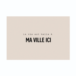 Set de table Personnalisé Blenio Beige - Pôdevache - I.D DECO MARSEILLE