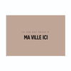 Set de table Personnalisé Blenio Taupe - Pôdevache - I.D DECO MARSEILLE