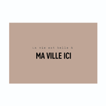Set de table Personnalisé Blenio Taupe - Pôdevache - I.D DECO MARSEILLE