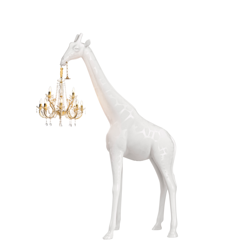 Girafe In Love M Indoor White de Qeeboo, disponible chez I.D DECO Marseille
