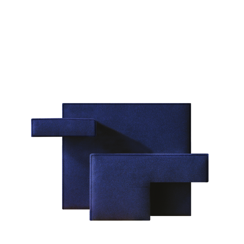 Fauteuil Primitive Armchair de Qeeboo, Bleu, disponible chez I.D DECO Marseille