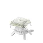 Turttle Carry Pouf White de Qeeboo, disponible chez I.D DECO Marseille