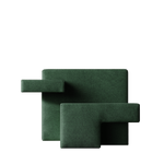 Fauteuil Primitive Armchair de Qeeboo, Dark Green, disponible chez I.D DECO Marseille