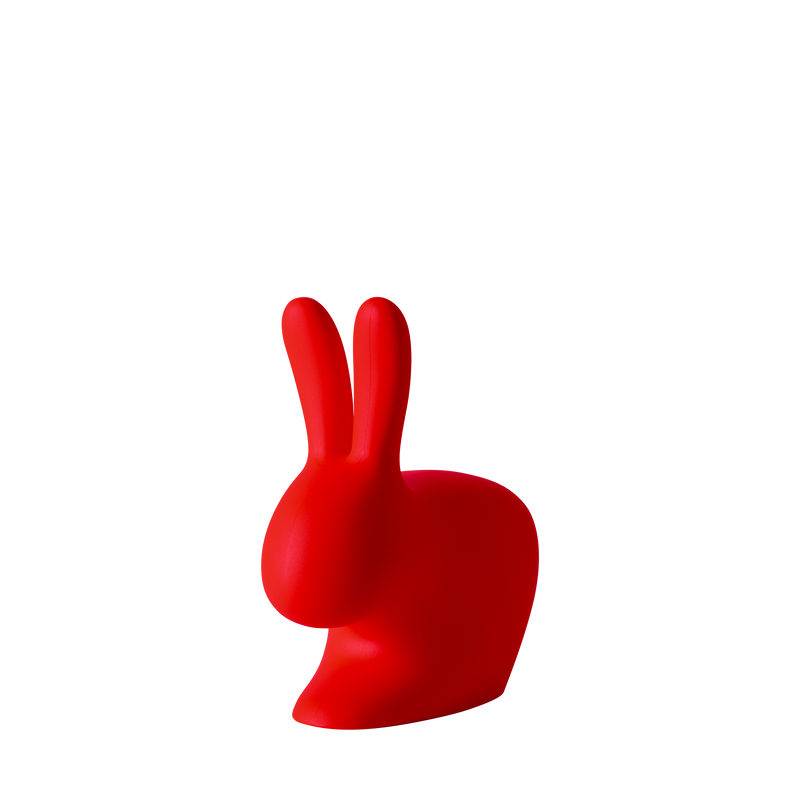 Chaise Rabbit Baby Chair Red de Qeboo, disponible chez I.D DECO Marseille