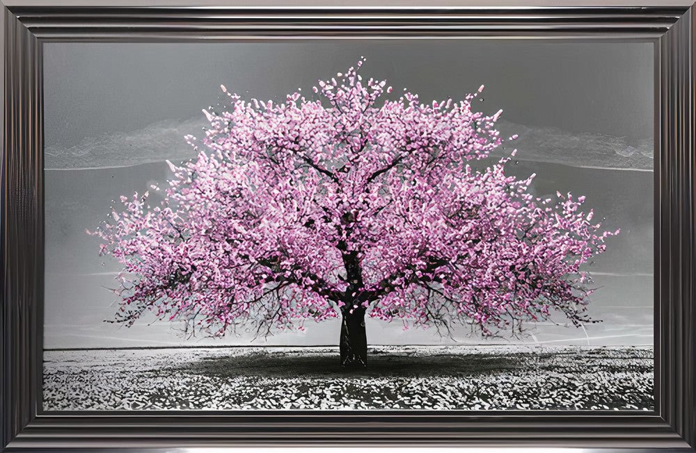 Tableau Arbre de Vie Rose - Liquid Art – I.D DECO MARSEILLE