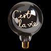 Lumière ampoule à led personnalisé avec message, disponible chez I.D DECO Marseille en retrait boutique et en livraison partout en France