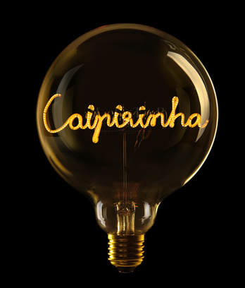 Ampoule décoration Caipirinha pour socle, belle lampe led, message in the bulb disponible en livraison à domicile ou en retrait boutique chez I.D DECO Marseille