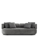 K-Wait sofa Chenille Gris de Kartell, disponible chez I.D DECO Marseille