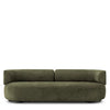 K-Wait sofa Chenille Vert de Kartell, disponible chez I.D DECO Marseille