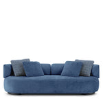 K-Wait sofa Chenille Bleu de Kartell, disponible chez I.D DECO Marseille