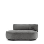 Dormeuse K-Wait chenille gris de Kartell, disponible chez I.D DECO Marseille