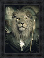 Tableau Lion Mafia de Sylvain Binet, disponible chez I.D DECO Marseille