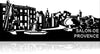 Skyline Citizz décoration murale tableau de Salon de Provence en métal noir coupé au laser, fabrication Française, disponible en trois dimensions chez I.D DECO Marseille en retrait magasin gratuit et en livraison à domicile partout en France