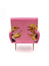 Fauteuil Lipsticks Pink de Seletti, disponible chez I.D DECO Marseille