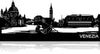 Skyline Venise, applique murale en métal découpée au laser, disponible en 3 tailles chez I.D DECO Marseille en retrait boutique ou en livraison partout en France