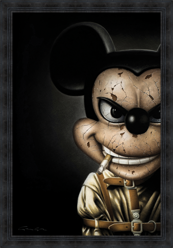 Tableau Bad Mouse de Alexandre Granger, 80 x 120 cm, disponible chez I.D DECO Marseille