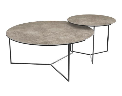 Bout de canapé et table basse en céramique disponible chez I.D DECO Marseille boutique de décoration et de meuble 