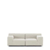Canapé d'extérieur 2 places modèle PLATSICS de la marque Kartell, coloris blanc, disponible chez I.D DECO