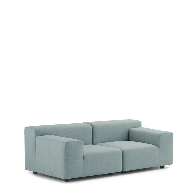 Canapé d'extérieur 2 places modèle PLATSICS de la marque Kartell, coloris vert, disponible chez I.D DECO