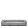 Canapé d'extérieur Plastics 3 places de la marque Kartell, coloris gris, disponible chez I.D DECO