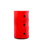 Componibili Classic Rouge 3 tiroirs de la marque Kartell, disponible chez I.D DECO Marseille en livraison partout en France