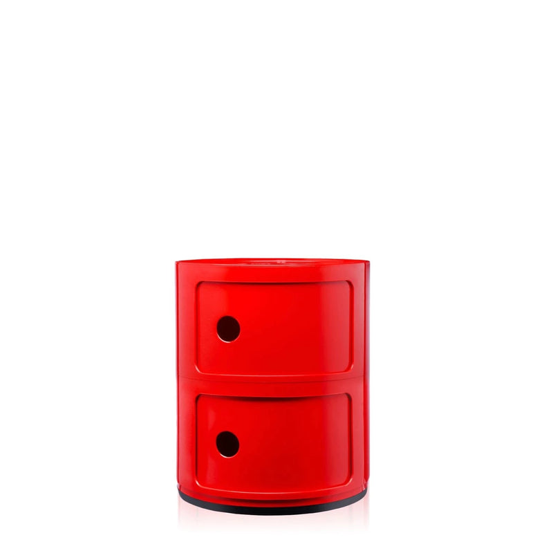 Componibili Classic Rouge 2 tiroirs de la marque Kartell, disponible chez I.D DECO Marseille en livraison partout en France