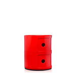 Componibili Classic Rouge 2 tiroirs de la marque Kartell, disponible chez I.D DECO Marseille en livraison partout en France