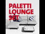 Salon de jardin Paletti Fatboy set medium + table