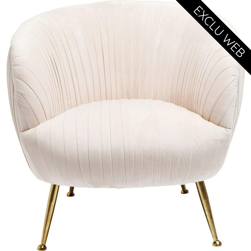 Fauteuil Glamour Beige