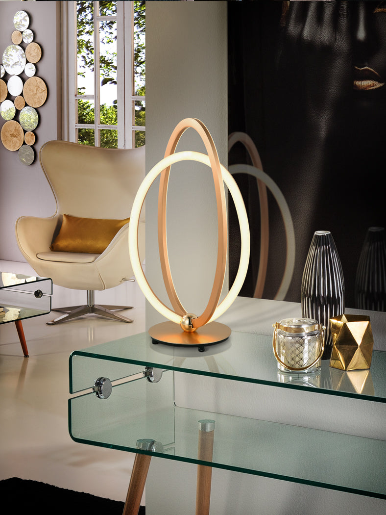 Lampe à poser LED Gold Ocellis, disponible chez I.D DECO Marseille en retrait boutique ou en livraison partout en France