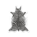 Lot de 6 dessous de verre Zebra