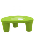 Table basse d'extérieur Low Lita de la marque Slide, coloris Lime Green, disponible chez I.D DECO Marseille
