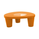 Table basse d'extérieur Low Lita de la marque Slide, coloris Pumkin Orange, disponible chez I.D DECO Marseille