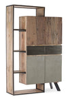 Meuble en bois et métal avec tiroirs et portes, disponible chez I.D DECO Marseille en retrait magasin et en livraison dans toute la France
