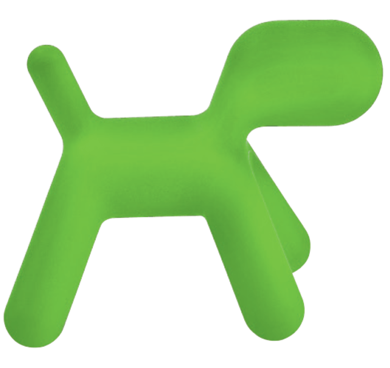 Puppy taille S vert de la marque Magis, designer Eero Aarnio, disponible chez I.D DEOC Marseille en retrait boutique ou en livraison partout en France