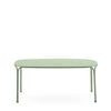 Table basse d'extérieur en métal, modèle Hiray de Kartell, coloris vert, disponible chez I.D DECO