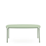 Table basse d'extérieur en métal, modèle Hiray de Kartell, coloris vert, disponible chez I.D DECO