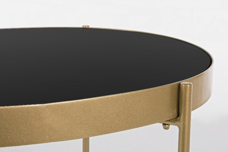 Table basse Or 63 x 46 cm - I.D DECO MARSEILLE