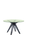 Table de repas Sir Gio Ronde de Kartell, plateau vert, disponible chez I.D DECO Marseille et en livraison partout en France