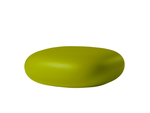 Pouf, table basse de jardin Chubby de la marque Slide, coloris Lime Green vert fluo, disponible chez I.D DECO Marseille