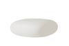 Pouf, table basse de jardin Chubby Low de la marque Slide, coloris Milky White Blanc, disponible chez I.D DECO Marseille